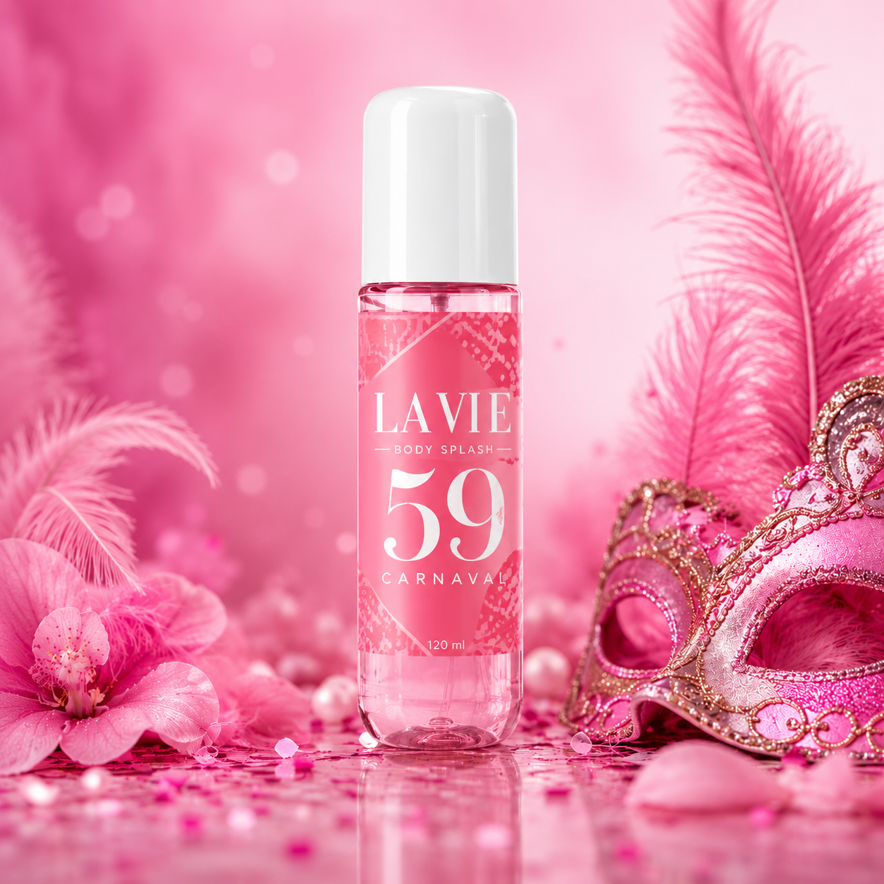 Melodía Carnaval N° 59 (Inspiración S. de Janeiro 59 - Rosado/Fucsia) - Body Splash 250ml