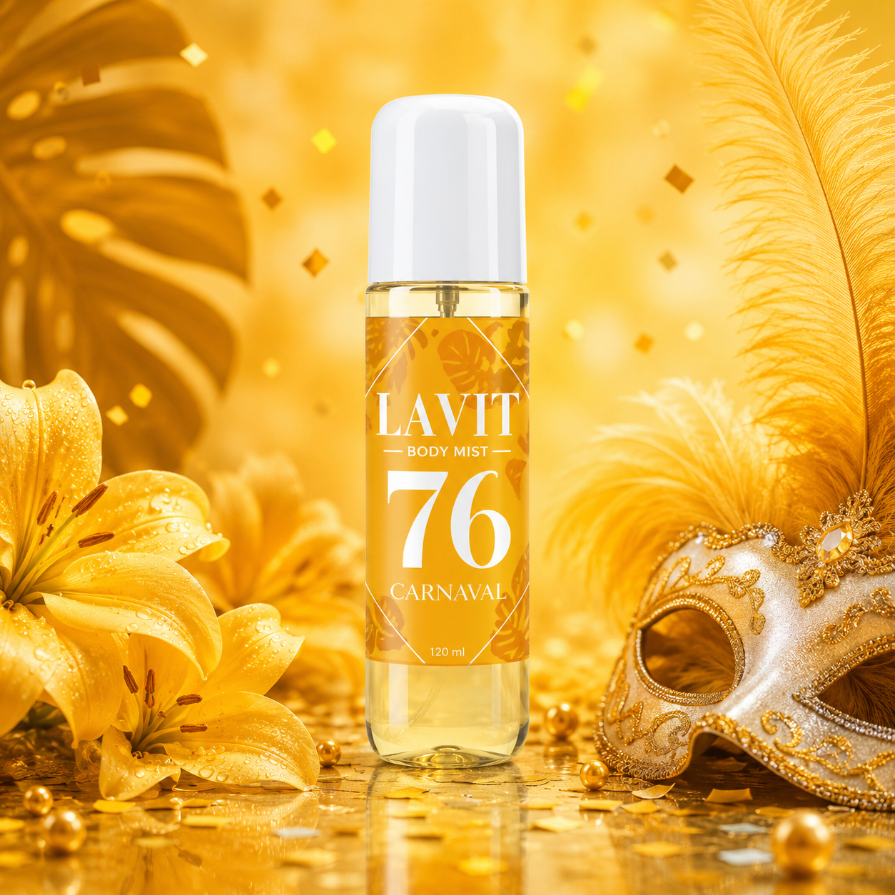 Melodía Carnaval N° 76 (Inspiración S. de Janeiro 76 - Amnarrillo/Ámbar) - Body Splash 250ml