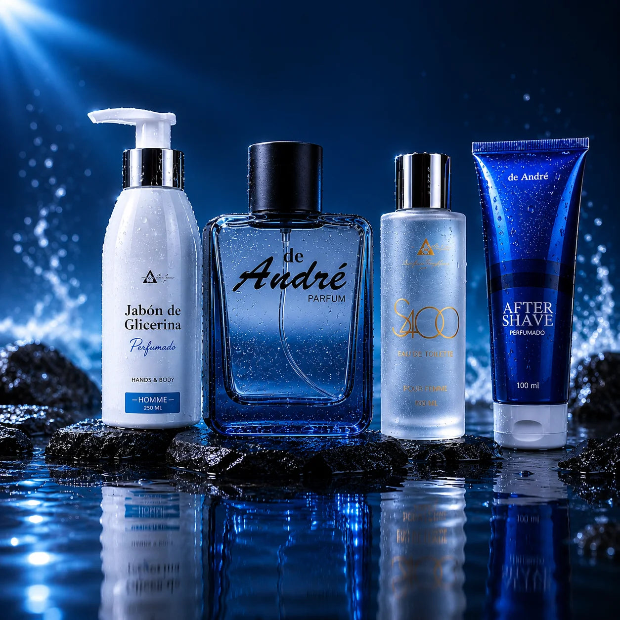 Invictus 100ml + Jabón + Agua + After Shave